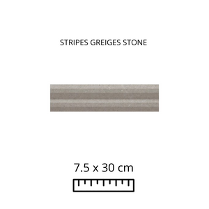 STRIPE GREIGE STONE 7.5X30