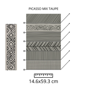 PICASSO MIX 14.6X59.3 (PRECIO X CAJA / 0.925MTS2)